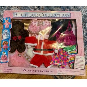 Vintage 90s Beanie Baby Clothes Pack" & "Ganz Floppie Tossems Outfits" Set new